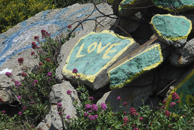 love on the rocks, Albany Bulb