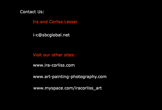 contact info for collaborative artists Ira and Corliss Lesser